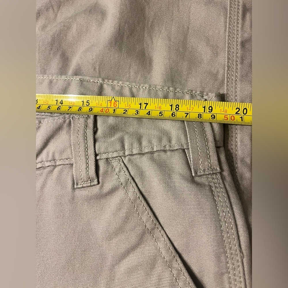 Carhartt Relaxed Fit Men's Khaki Pants Sz 38x34 - Picture 9 of 10